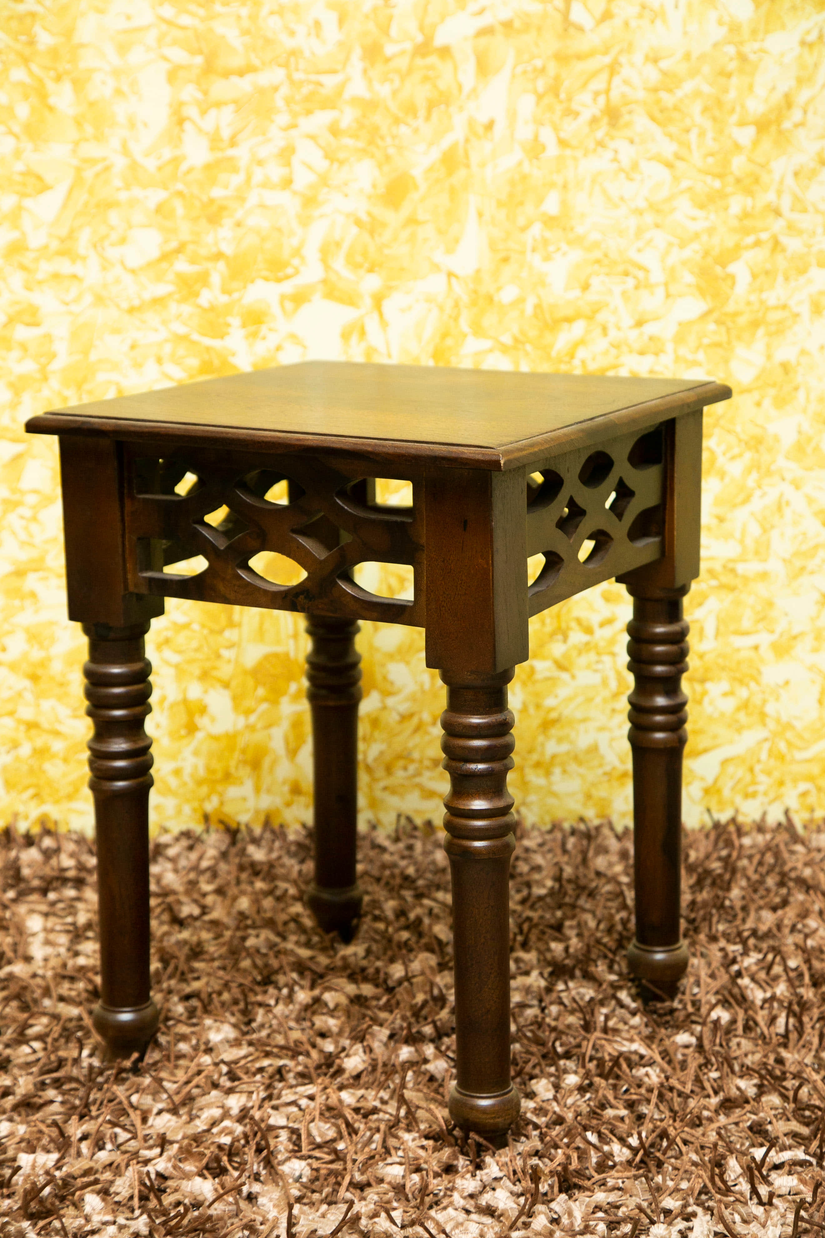 Seattle Sheesham Wood End Table - front_view