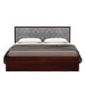 Advin Sheesham Wood Queen Size Bed With Storage - front_view