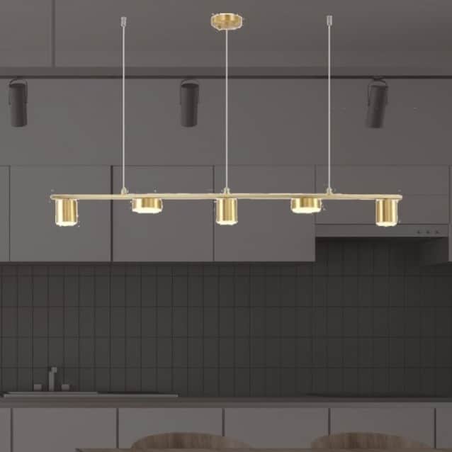 Luxury Island Design LED Chandeliers Ceiling Light - top_view