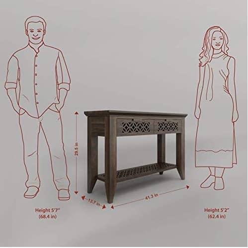 Novella Solid Wood Console Table