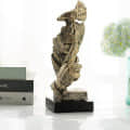 The Thinker Statue/Abstract and Creative Desk Decorations Statue - top_view