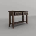 Novella Solid Wood Console Table - front_view