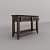 Novella Solid Wood Console Table - front_view