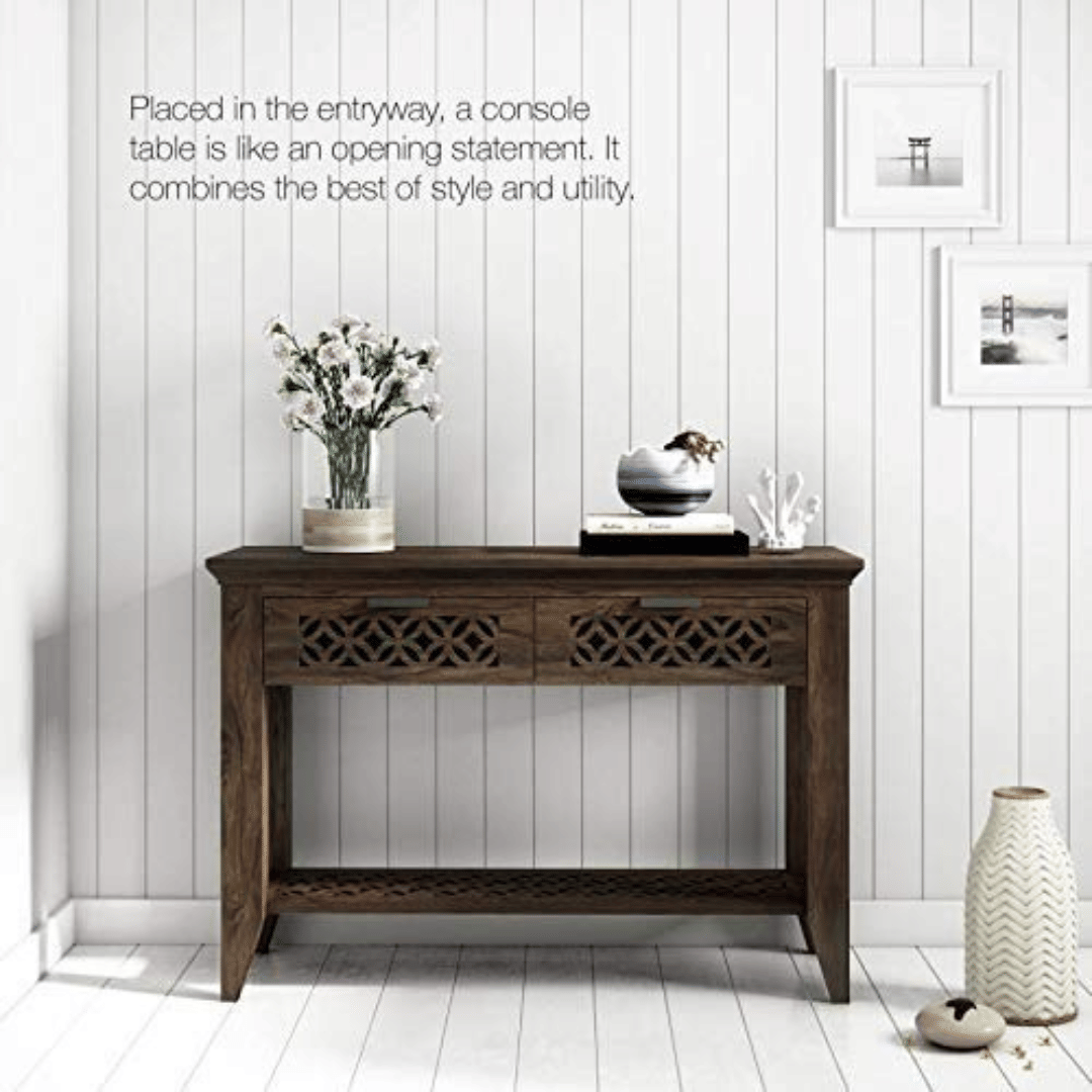 Novella Solid Wood Console Table