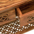Novella Solid Wood Console Table (Honey Finish) - top_view