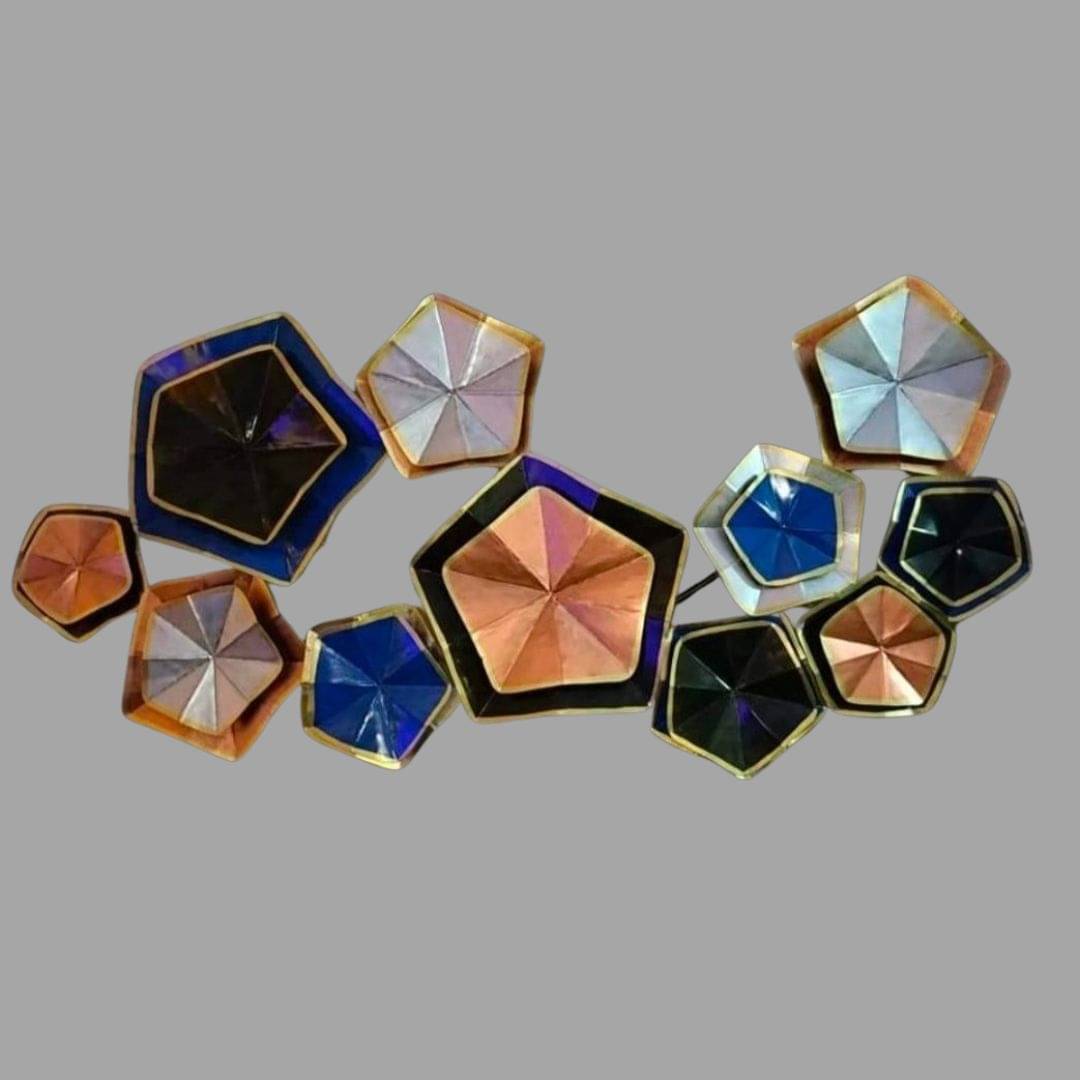 flower  Metal Wall Art I 48x20 Inches