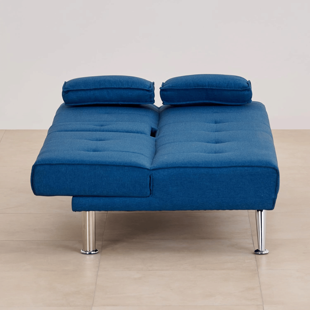 Clovis Fabric 3-Seater Sofa Bed - rear_view