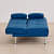 Clovis Fabric 3-Seater Sofa Bed - rear_view