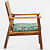 Arm Chair In Spring Bloom Design - top_view