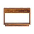Gliasti Solid Wood Console Table - top_view