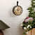 Metal Analogue Double Side Station Clock (Black, 6-Inch) - photo