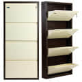 4 Door Wall Mounted Shoe Rack - rear_view