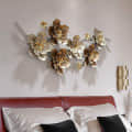 3d European Flower Wall Art - front_view