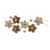3d European Flower Wall Art - top_view