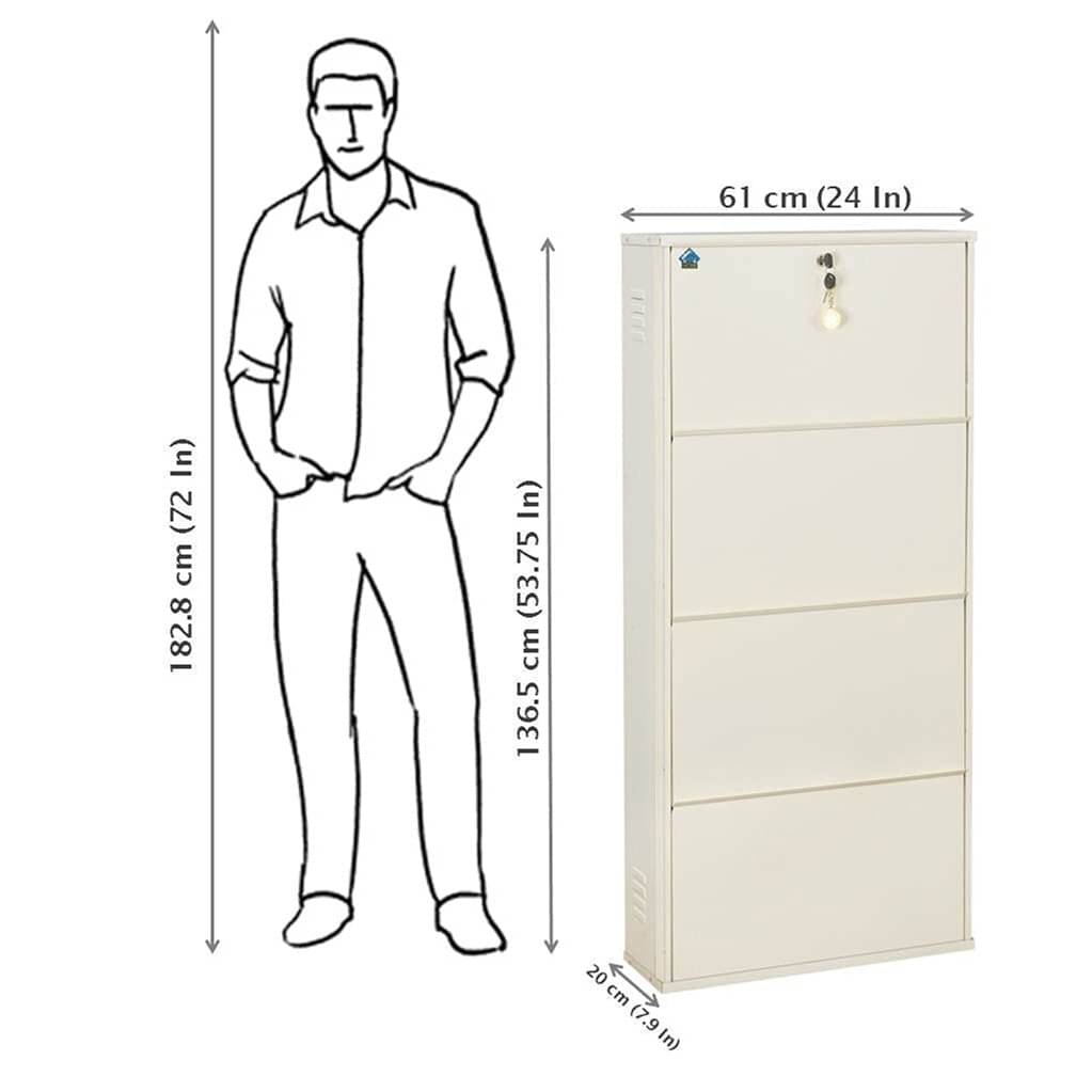 Florine double decker Metal Shoe Rack for Home