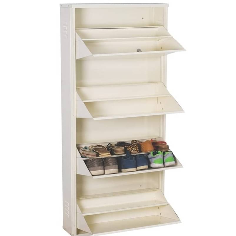 Florine double decker Metal Shoe Rack for Home