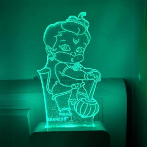Bal Hanuman 3D Illusion  Night Lamp