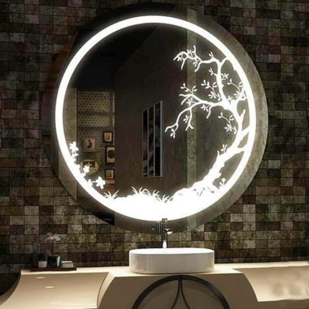 Led Mirror With Touch Sensor - photo