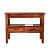 Alex Sheesham Wood Console Table - front_view