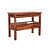 Alex Sheesham Wood Console Table - top_view