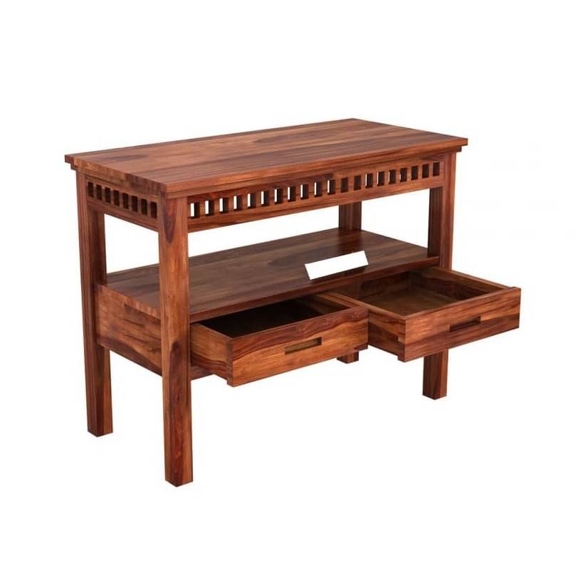 Alex Sheesham Wood Console Table