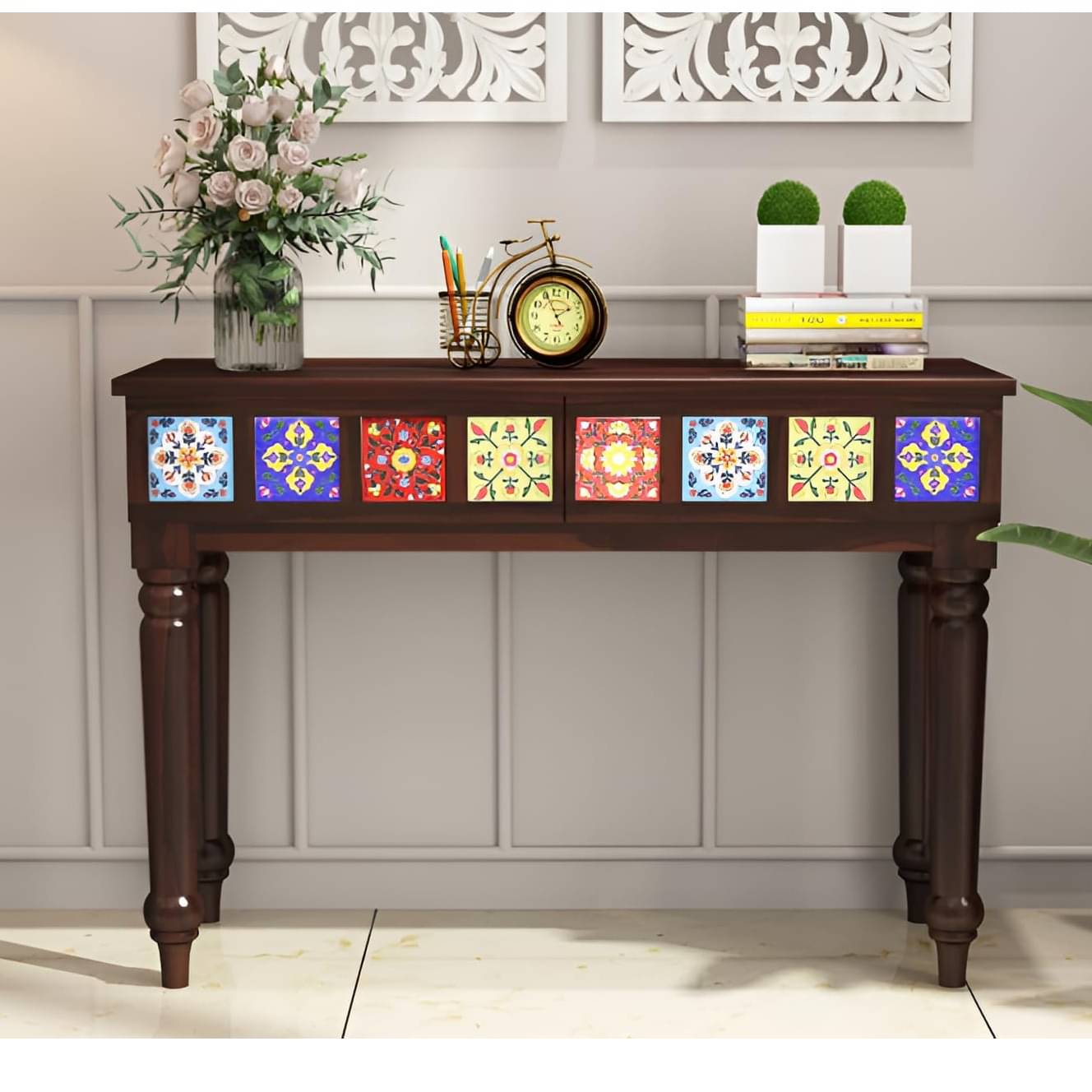 INDUS sheesham Wooden Console Table