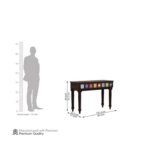 INDUS sheesham Wooden Console Table