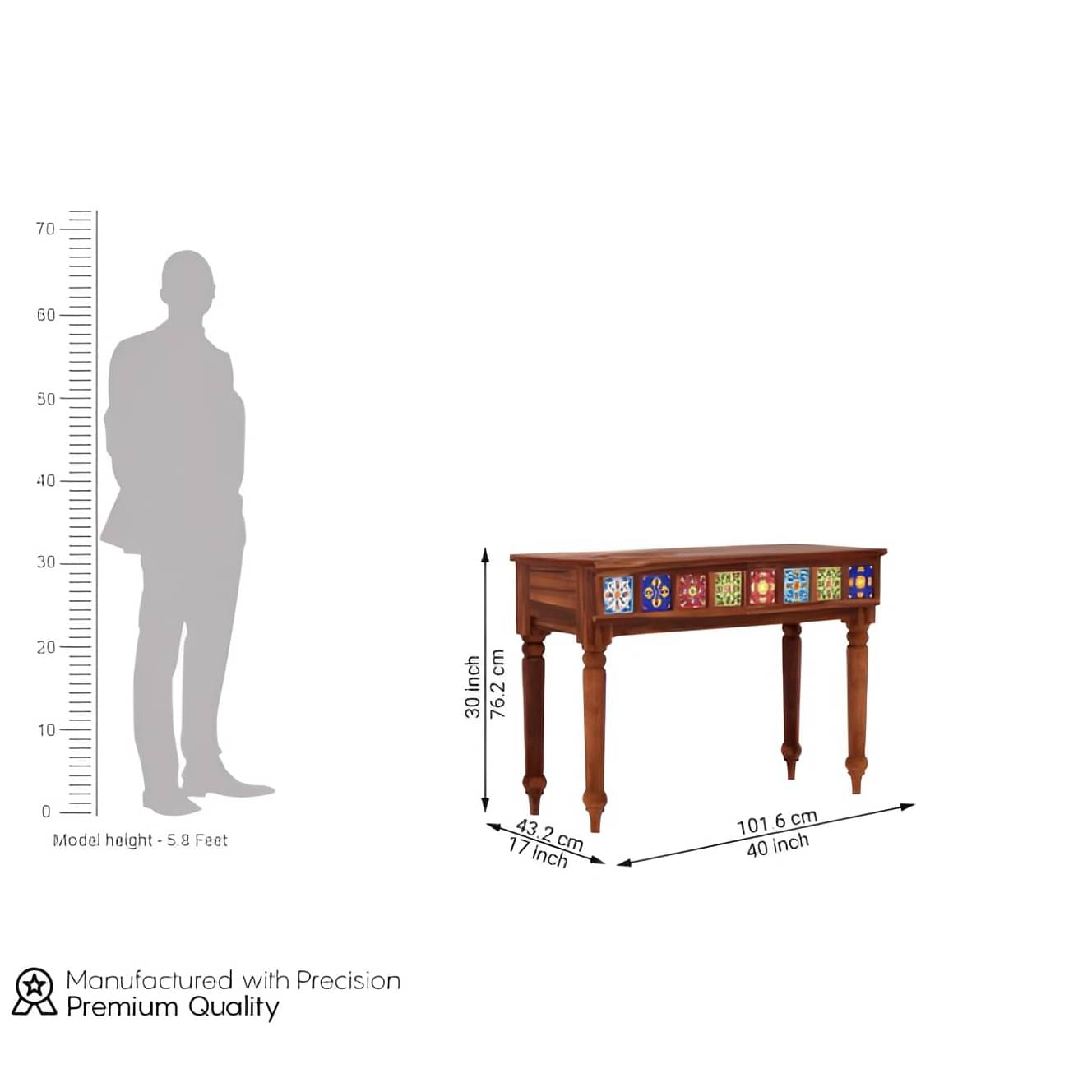 HOWARD WOODEN CONSOLE TABLE