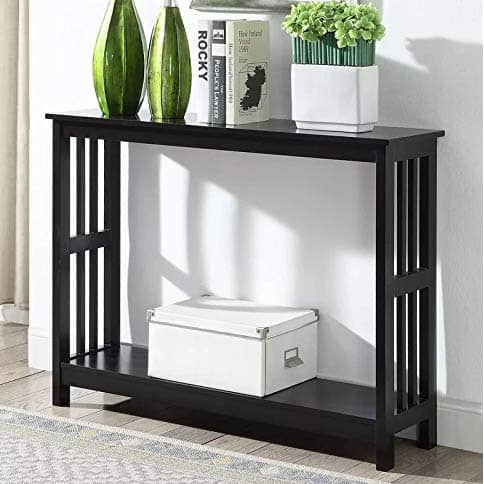 Indus Versatile Accent Console Table (Black)