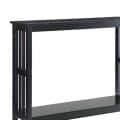 Indus Versatile Accent Console Table (Black) - top_view