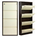 4 Door Wall Mounted Shoe Rack - front_view
