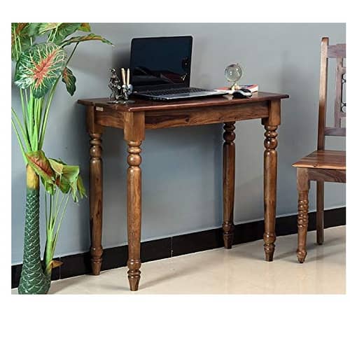 Furniselan Console Table in Teak Finish