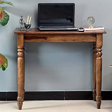 Furniselan Console Table in Teak Finish