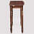 Furniselan Console Table in Teak Finish - left_view