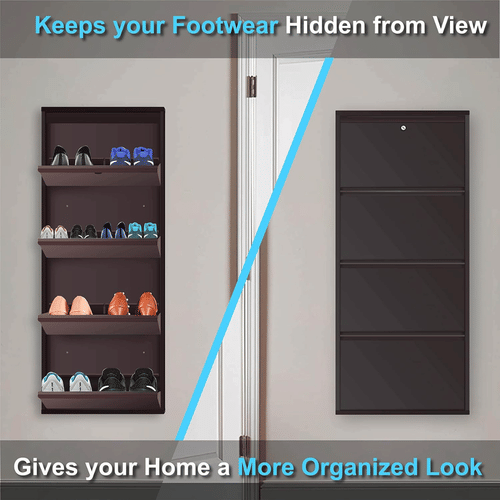 Sapa Wall Mount Metal Shoe Rack