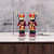 Pair of Rajasthani Handpainted Wooden Darban Statues - top_view