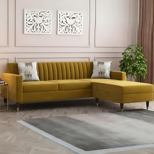 Modern L Shape Sofa Set (3+1)
