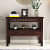 Cocobolo Console Table With Storage - front_view