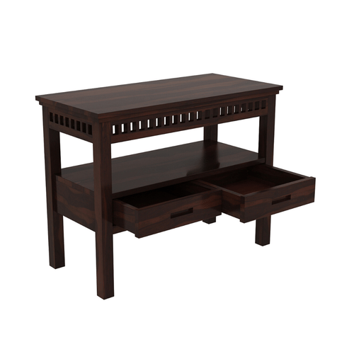 Cocobolo Console Table With Storage