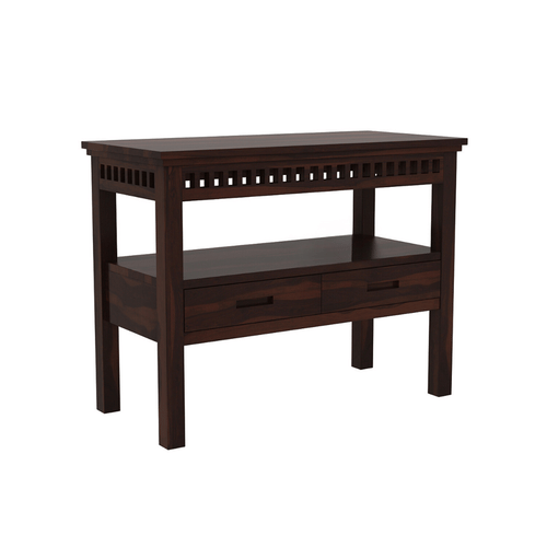 Cocobolo Console Table With Storage
