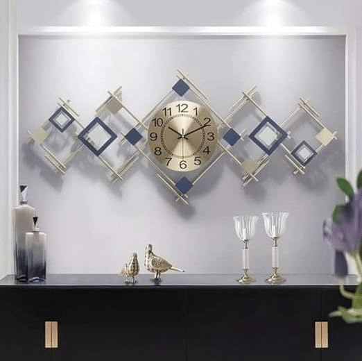 Decorative Clock Metal Wall Art