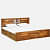 Hideki Sheesham Wood King Size Bed With Box Storage - left_view