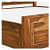 Hideki Sheesham Wood King Size Bed With Box Storage - right_view
