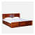 Hideki SHEESHAM WOOD KING SIZE BED WITH BOX STORAGE - left_view