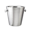 Hammered Ridge Stainless Steel Champagne Bucket - rear_view