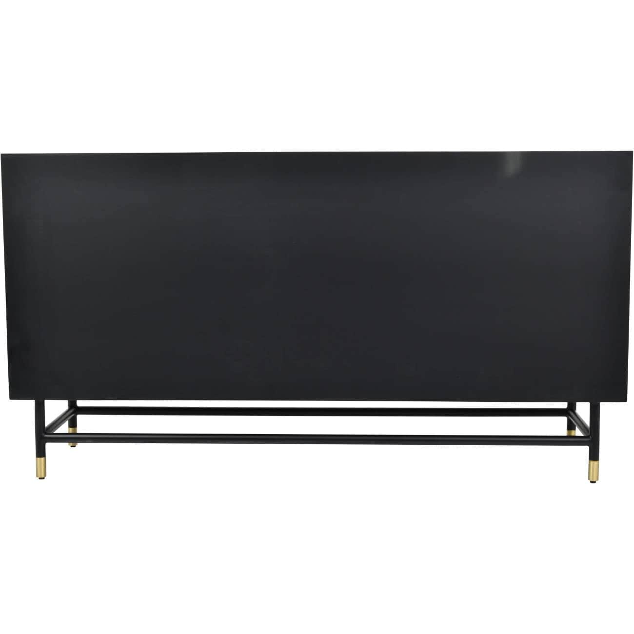 Bone Inlay 4 Doors cabinet - rear_view