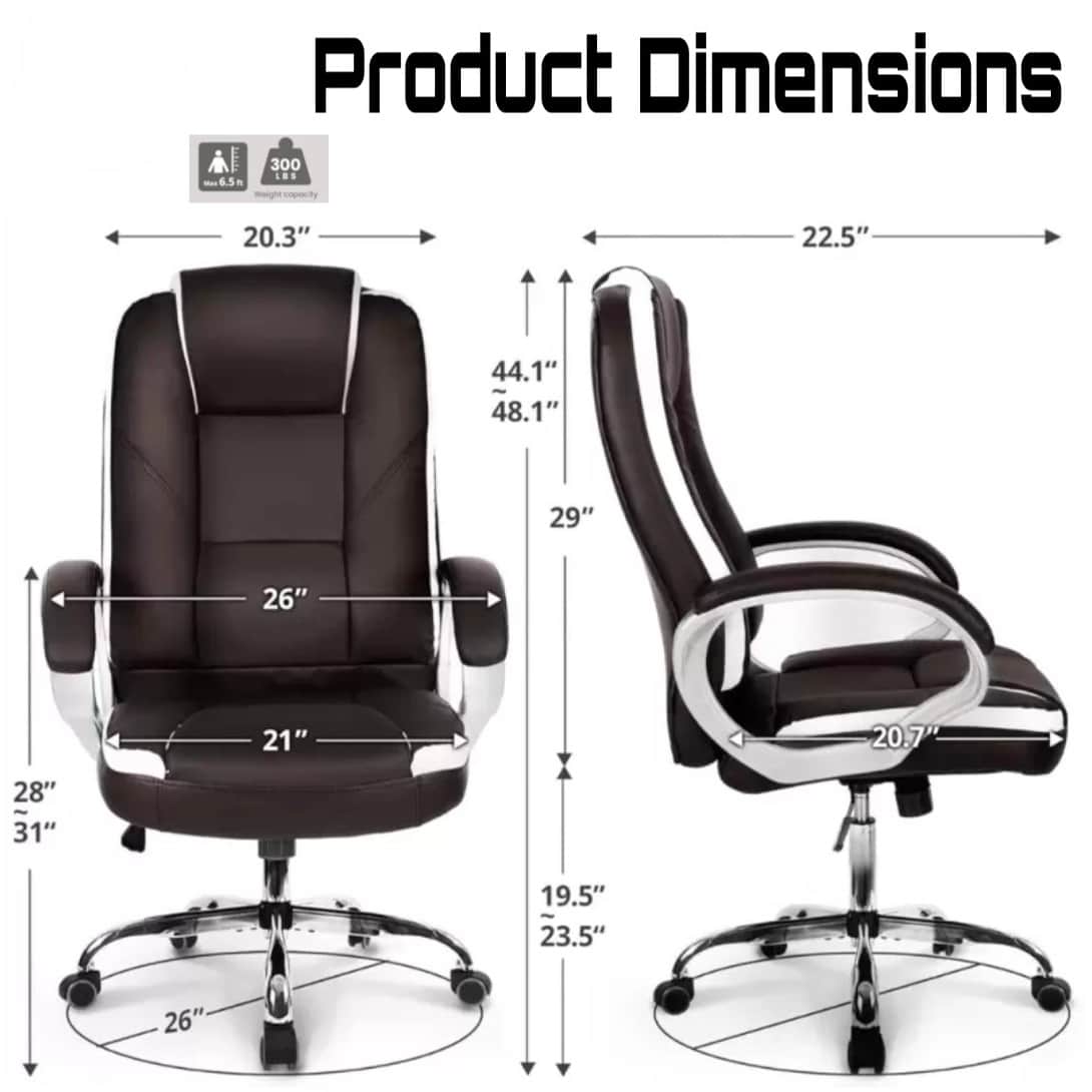 Fortuna D-42 High Back Office Chair - top_view