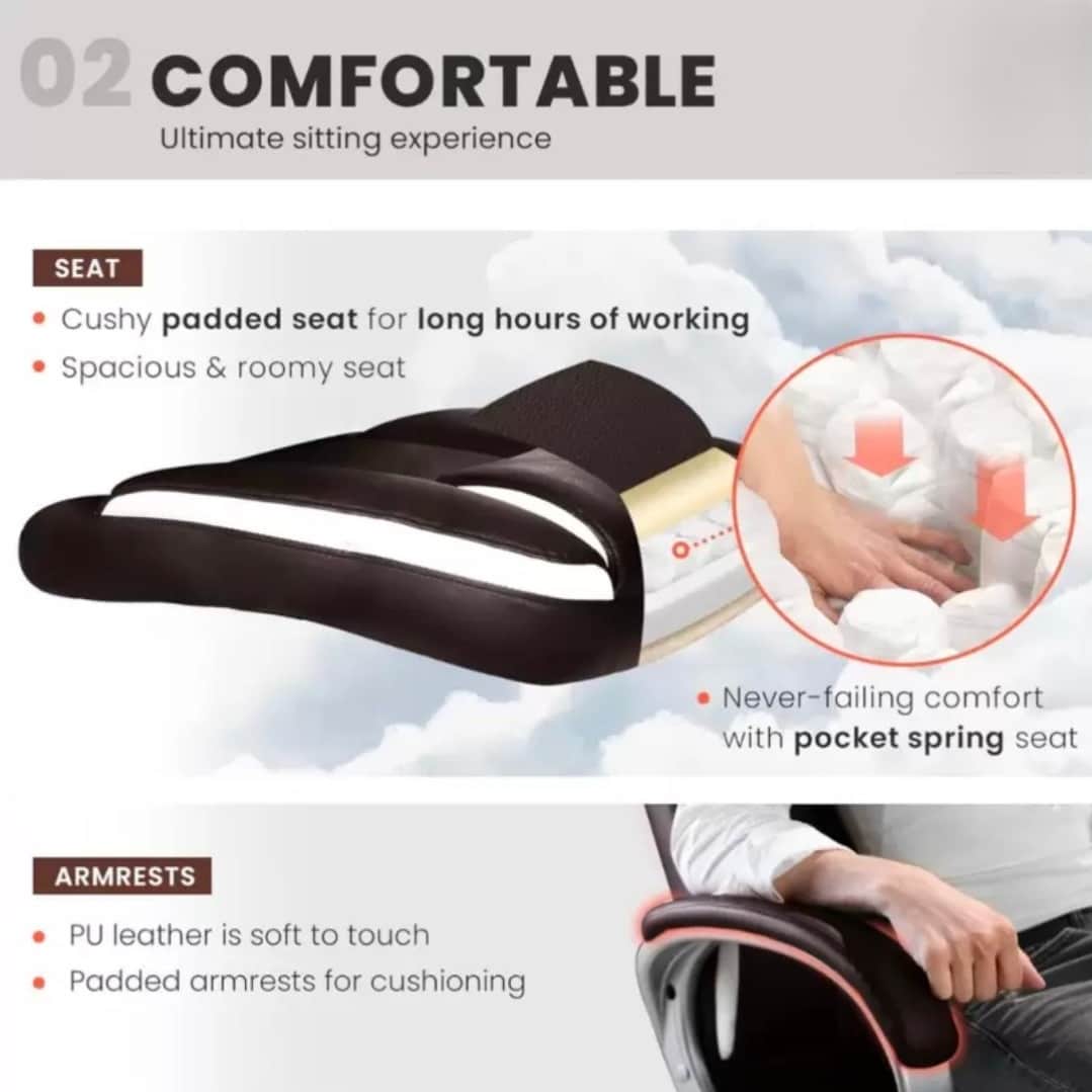 Fortuna D-42 High Back Office Chair - left_view