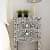 Bone Inlay 2 Drawers Floral Design Bedside Table - front_view