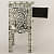 Bone Inlay 2 Drawers Floral Design Bedside Table - rear_view